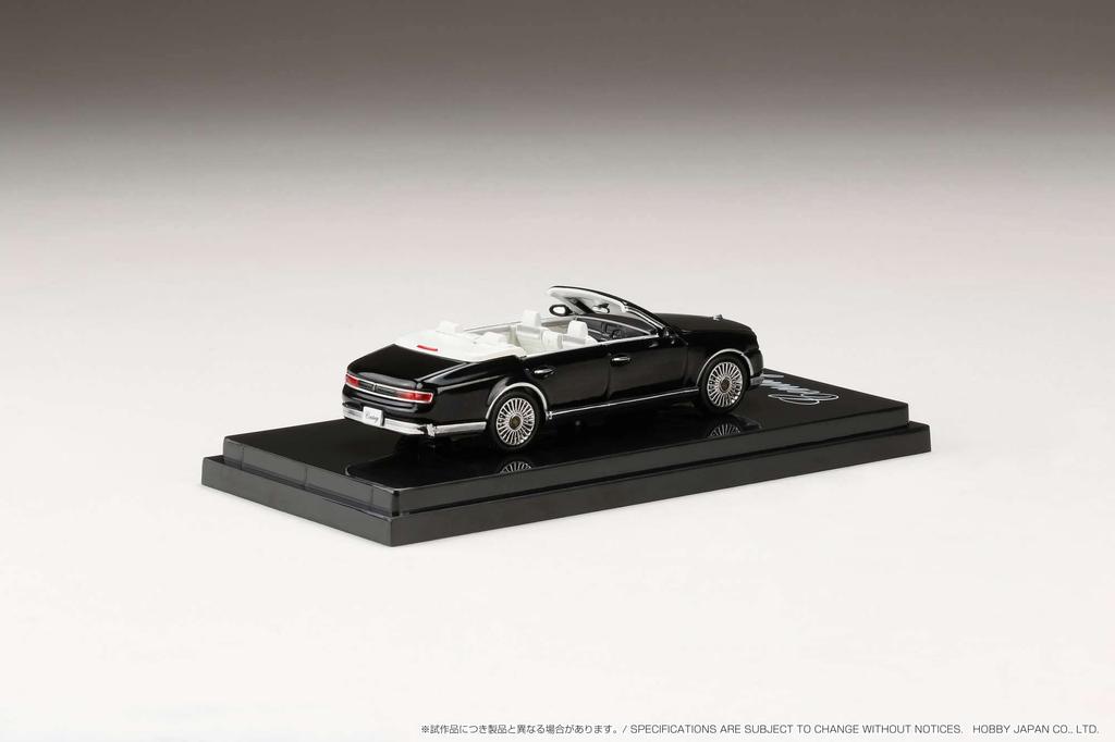 HJ64 Toyota Century Кабриолет Черный Цвет Модель HJ643019CBK 1/64