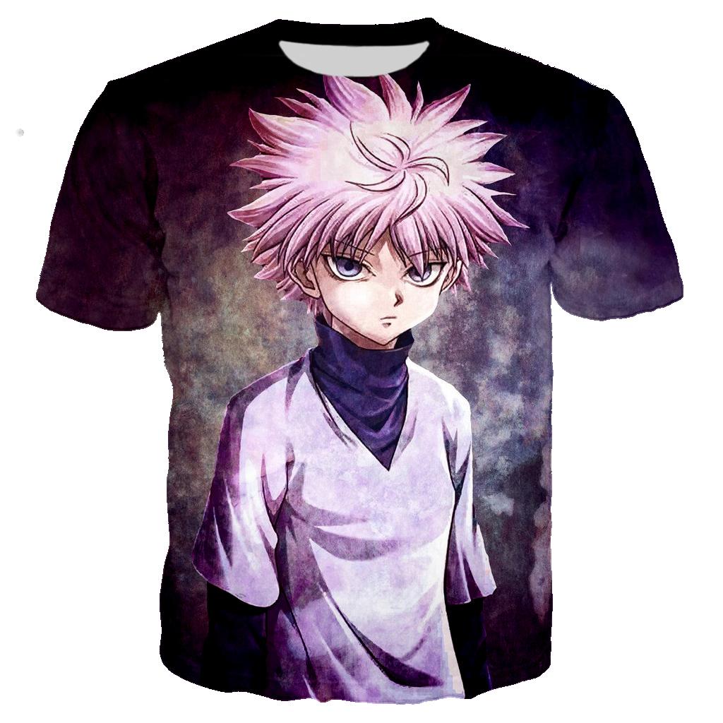 Аниме Hunter X Hunter Футболки Мужские/женские 3D HXH Футболка с принтом Повседневная уличная одежда в стиле Харадзюку Летняя модная мужская одежда Топы