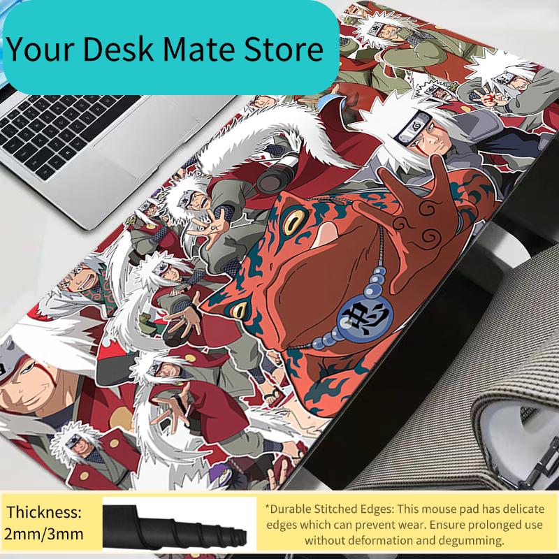 Large Esports Mouse Pad Smooth Flexible Rubber Gamer PC Naruto Computer Keyboard For CSGO Kawaii Anime Durable Mosuepad