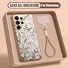 Винтажный Цветочный Чехол-Мандала Для Samsung S26 Ultra S25 FE S24 S24 Plus A57 A37 A17 A56 A36 A16 A55 A35 A15 A54 5G Гибридный Магнитный Матовый Чехол