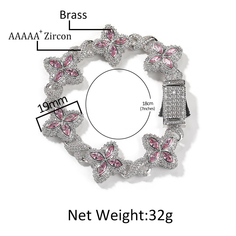 Sparkling Stainless Steel Necklace & Bracelet