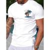 Summer Casual Everyday Men's Short Sleeve Top Hawaiian Men's Fashion T-shirt Outdoor Beach Men's Crew Neck T-shirt 3D Print