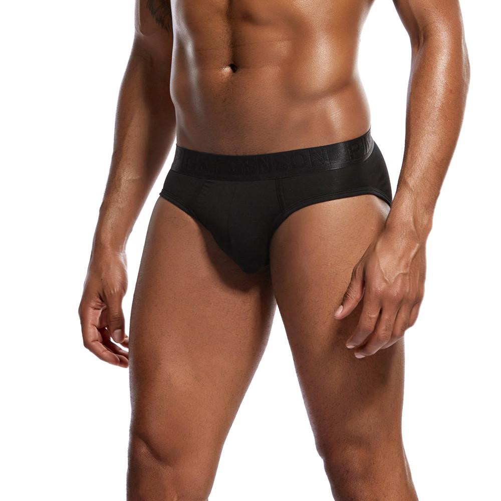 Мужское сексуальное нижнее белье с буквенным принтом, боксеры, шорты, трусы с выпуклой сумкой