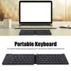 Slim Design Bluetooth Keyboard Rechargeable Foldable Keyboard Wireless Folding Keyboard Travel