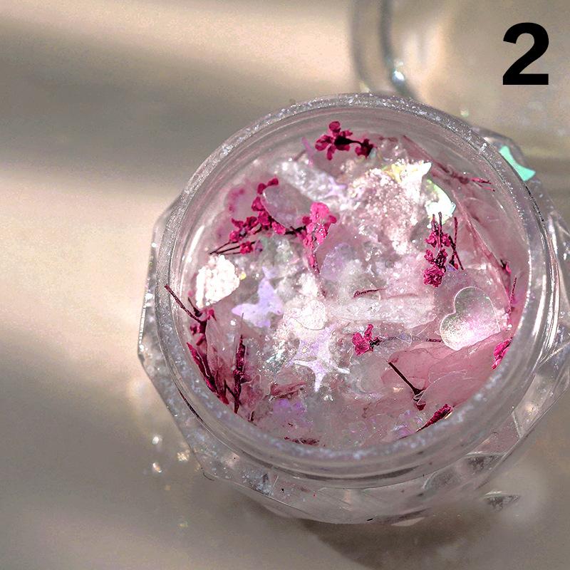 1 коробка микс для ногтей сухоцветы ракушки блестки для ногтей блестящая мука гипервспышка блестки нейл-арт украшения для ногтей своими руками