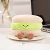 10/14 см Вкусная Плюшевая Кукла Десерт Персонификация Улыбка Яичный Тарт Макарон Мадлен Кукла Еда Украшение для Кондитерской Подарок