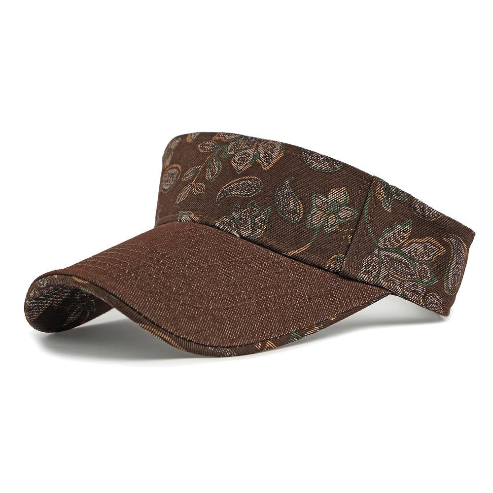 Cashew Flower Empty Cap Summer Women's Sun Hat Outdoor Sports Riding Sun Hat Denim Baseball Hat
