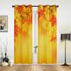 Осенние листья, оконные шторы для гостиной, роскошный декор для спальни, занавески для кухни, занавески для окон