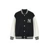 New MLB SS24 Baseball Jacket Unisex Black 3AJPV0541-50BKS