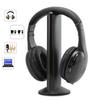 5 In 1 Headset Wireless Headphones Cordless RF Headset Earphones For TV DVD PC