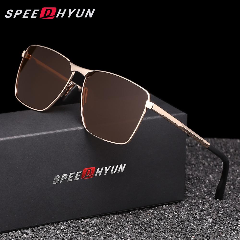 SPEEDHYUN Легкие классические солнцезащитные очки с полной защитой от ультрафиолета, поляризованные