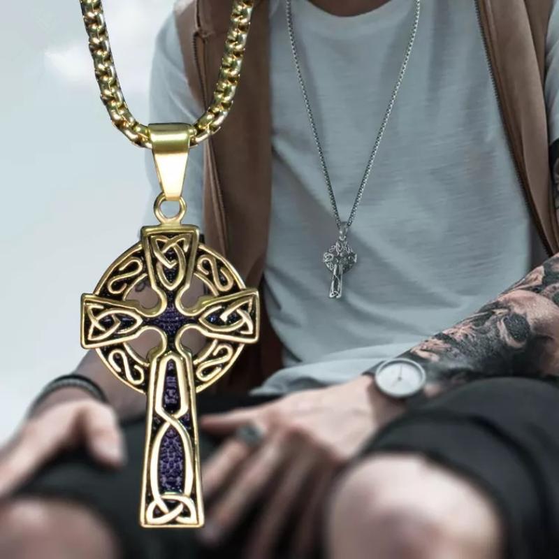 Mighty Cross Pendant, European and American Style Cross Male Pendant