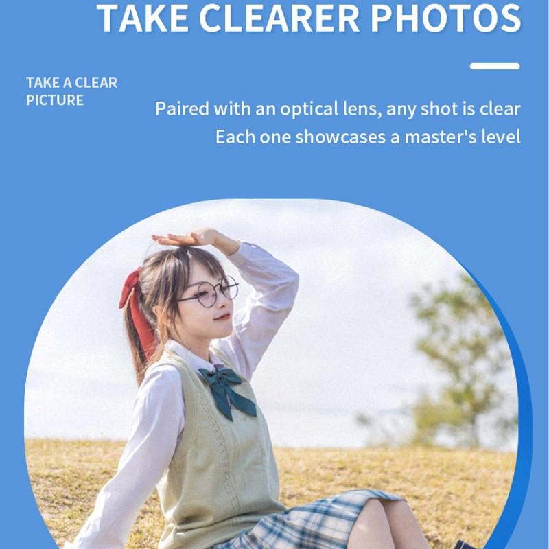 Y4000 Мини камера с экраном HD 1080P Портативная ретро ультракомпактная мини камера видеорегистратор с лампой-вспышкой и док-станцией для аккумулятора