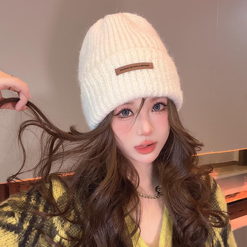 Ear Protection Warm and Cold Proof Knitted Hat  Large Head Circumference  Face Showing Small Wool Blended Japanese Cold Hat for Men