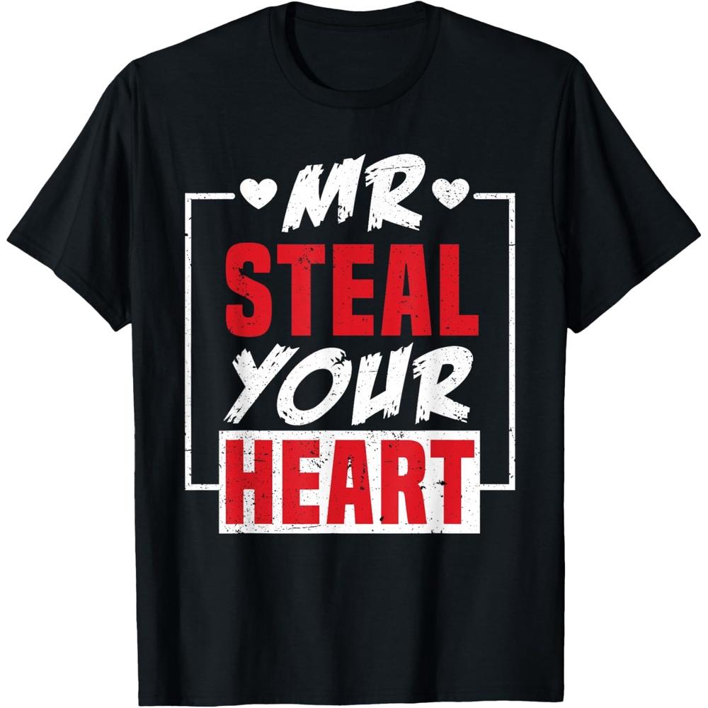 Mr. Steal Your Heart Valentines Day For Toddler Son T-Shirt