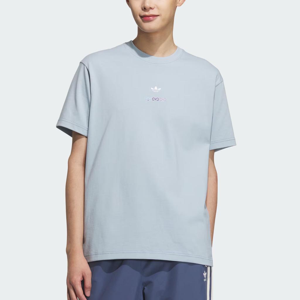 Adidas Originals SHORT SLEEVE T SHIRT T Shirt Men's Blue KC1430