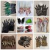 Creepy Beast Claws Realistic Cosplay Mittens Party Props Halloween Gloves  Masquerade