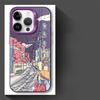 Мультяшный чехол с изображением японского городского пейзажа для iPhone 17 Pro Max 16 11 14 Plus Air 15 12 Pro 13 Чехол для телефона