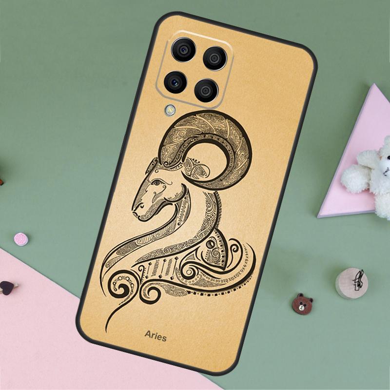 Знак зодиака для чехла Samsung Galaxy M35 M55 M15 M12 M13 M14 M34 M54 M33 M53 M21 M31 M11 M32 M52 M06 M16