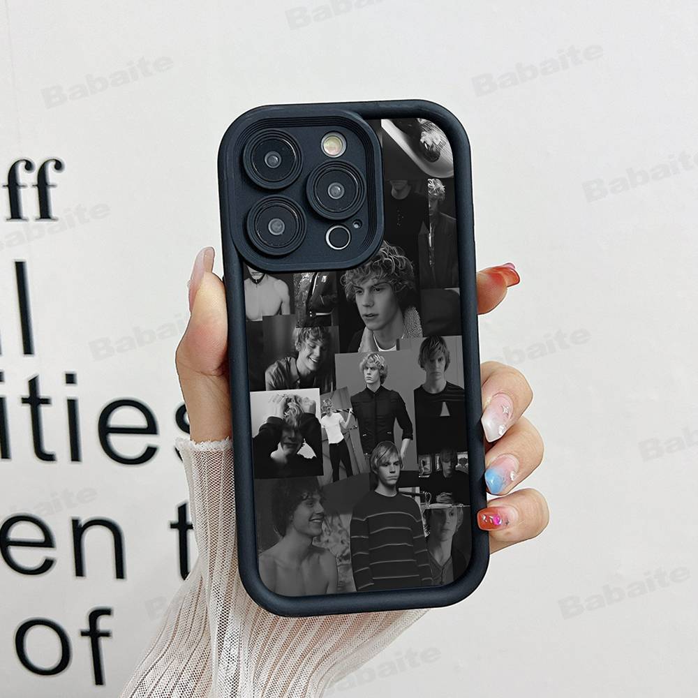 American Actor Evan Peters Phone Case For IPhone 17 16 15 14 13 12 11 Pro Max Plus Silicone Shockproof Case