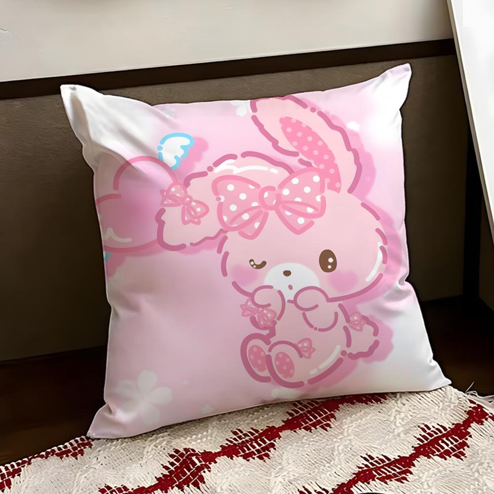 cartoon BBONBONRIBBON Cushion Cover Reversible Soft Durable Pillow Cover Home Car MultiScene Use for Daily Comfort
