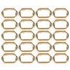 20Pcs Oval Spring Buckle 23mm Alloy Snap Hooks Clip for Bags Purses Keychain StrapGolden