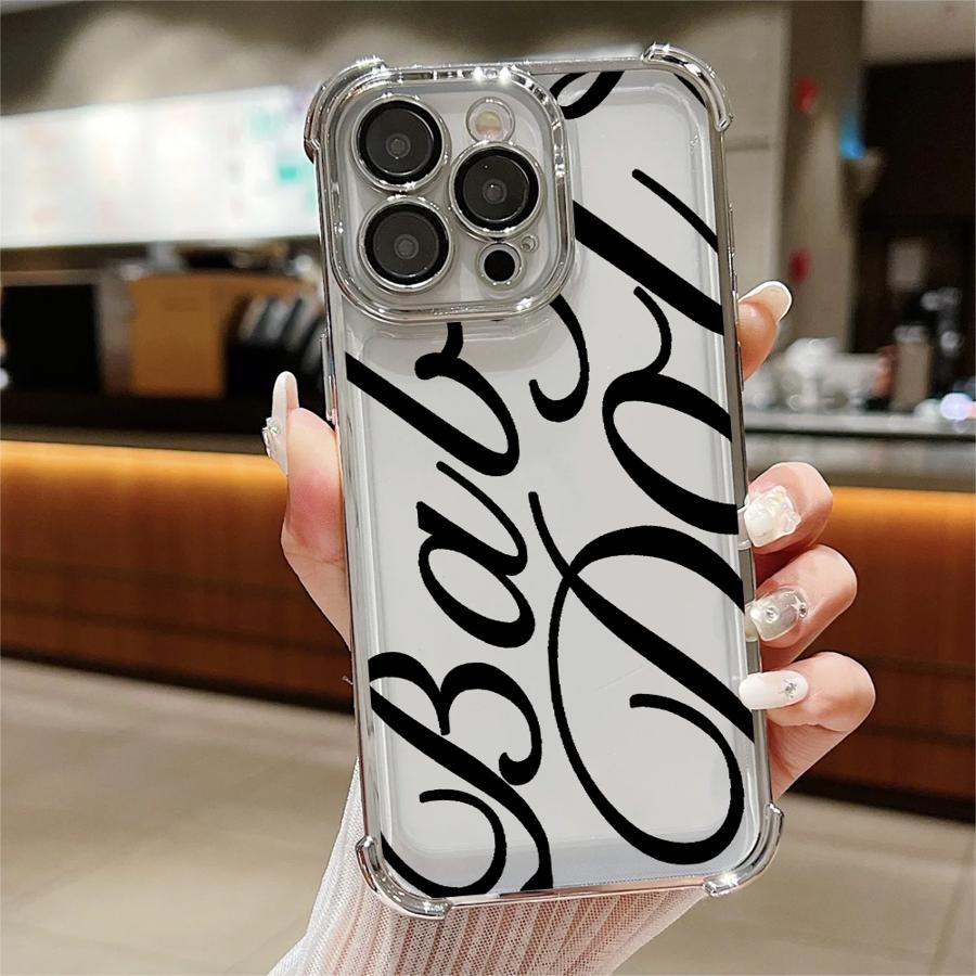 Креативный стильный чехол с английскими буквами для Apple iPhone 17 Pro Max 11 13 15 16e Air 14 12 Plus 16 Pro Чехол для телефона