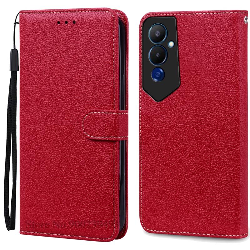 Чехол Pova 4/Pova 4 Pro для Tecno Pova 4, чехол-кошелек, кожаный откидной чехол для Tecno Pova 4 Pro, чехол для телефона, чехол Fundas