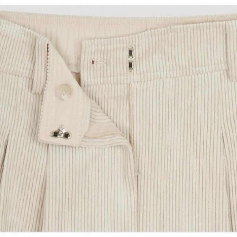  Она пропускает вельветовые широкие брюки с полосками сзади SwwSlo42840 IV