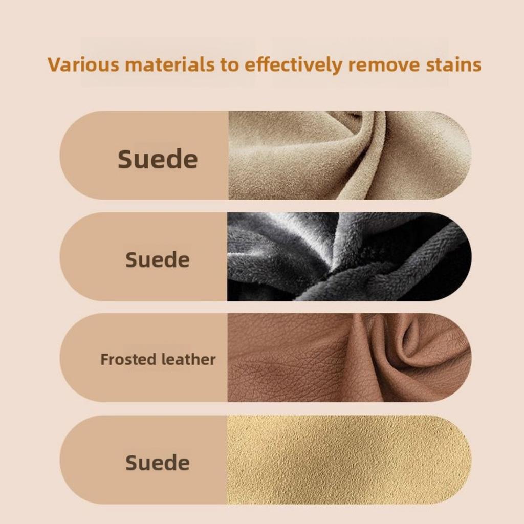 Advanced Suede and Horsehair Soft Brush Imitation Leather Shoe Cleaning Brush - Effectively Cleans Delicate Shoes, Suitable for Boots, Bags