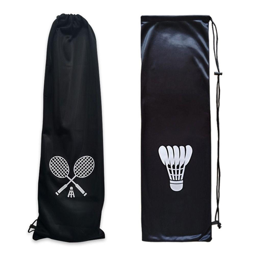 Утолщенный защитный рукав большой емкости, сумка для ракеток для бадминтона, карман на шнурке, чехол для ракетки