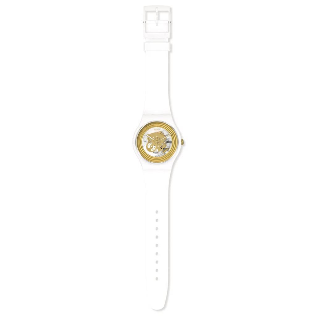 Часы Swatch Golden Rings White New Gent SO29W107, Белые