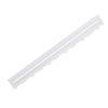 Paper Tearing Ruler Plastic Double Sided Deckle Edge Ruler for Crafting Activities