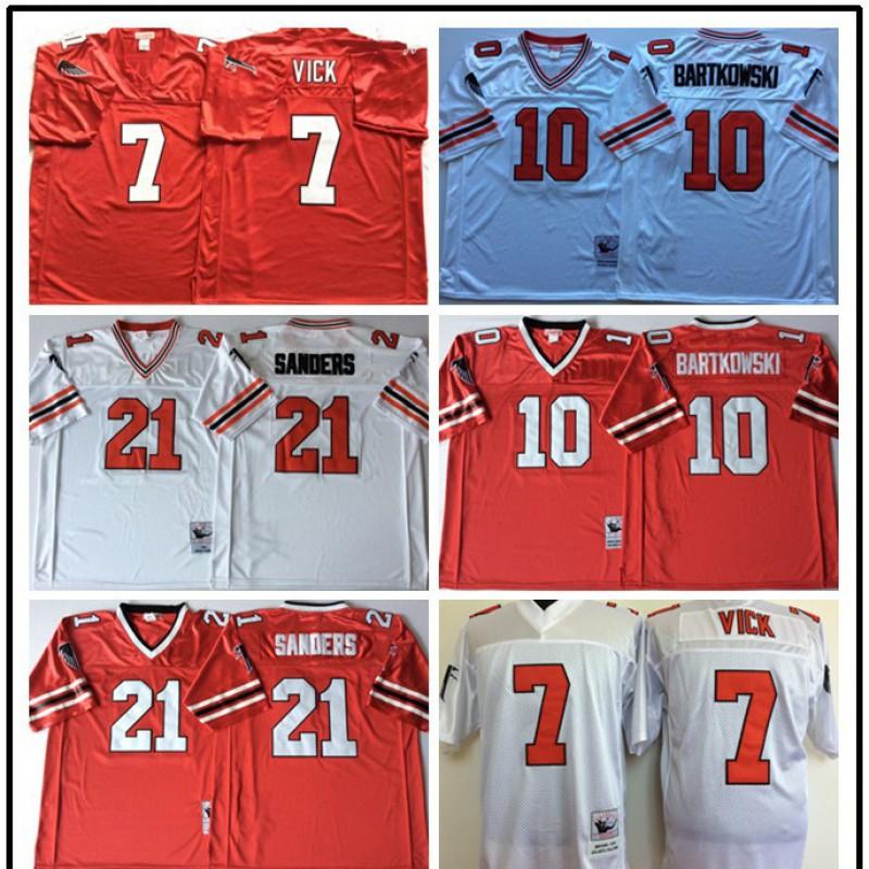 Rugby Jersey Atlanta Falcons Hall Of Fame 21 Retro Limited Edition Cotton Sports Uniform Men Women