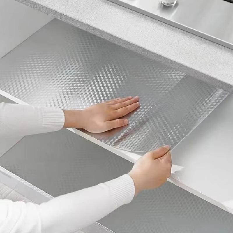 Oil Resistant Stickers Waterproof And Cabinets Stoves Aluminum Foil Paper Kitchen High Temperature Resistant Wall Stickers