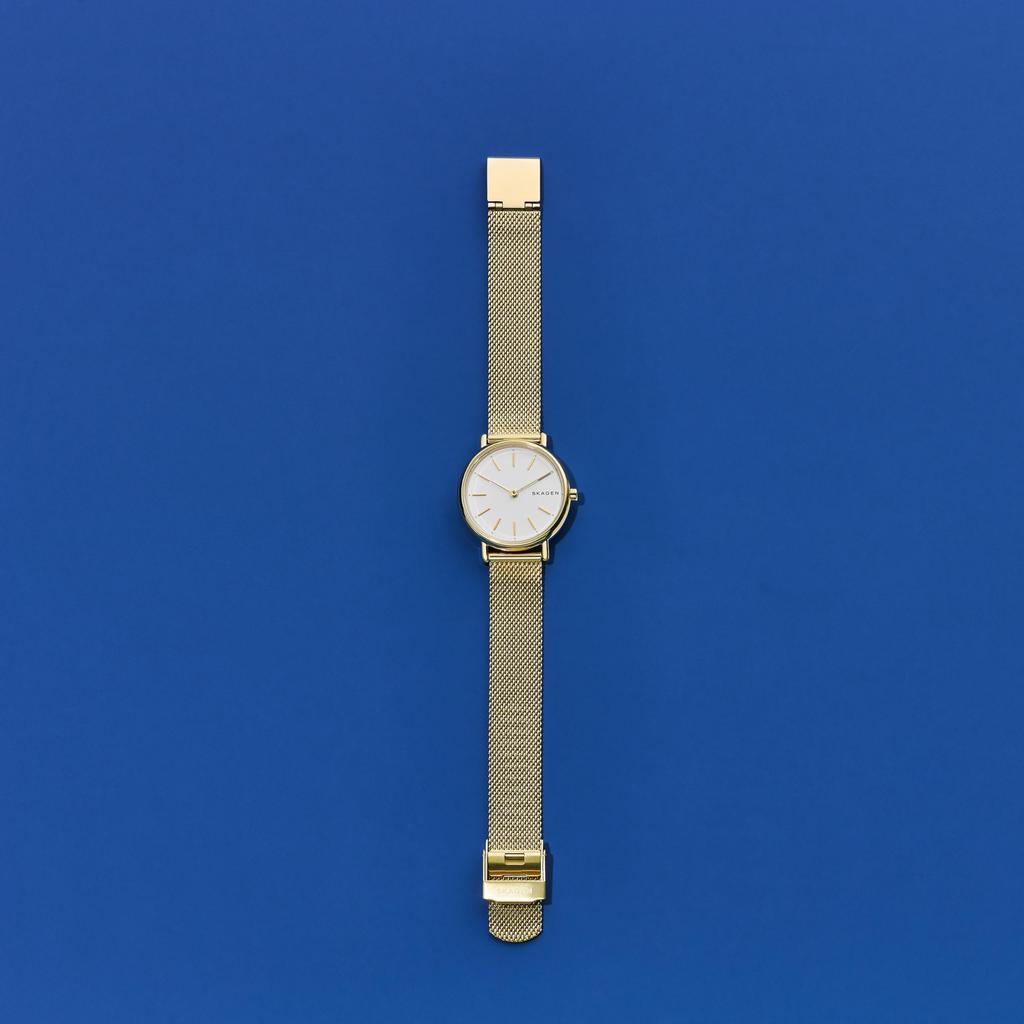 Skagen Signatur SKW2693 японские кварцевые модные женские часы из розового золота и нержавеющей стали [item]