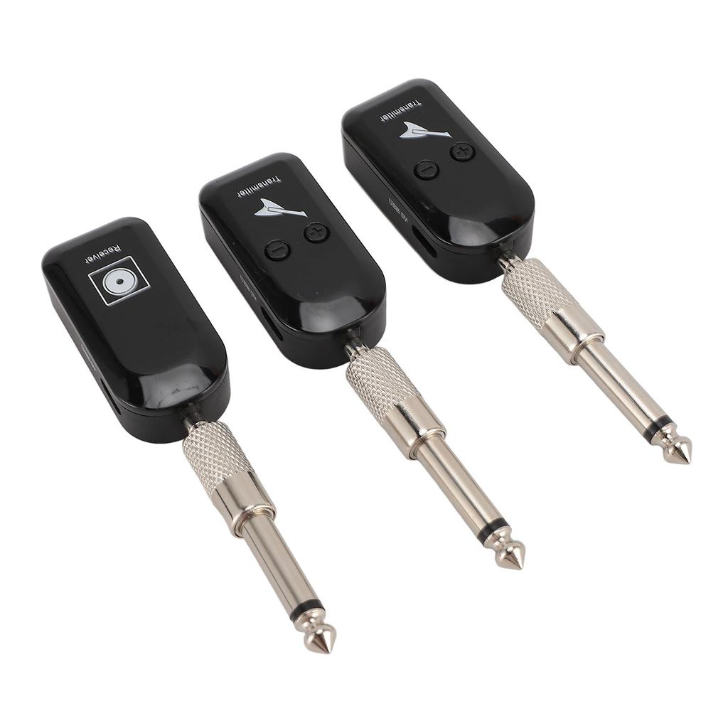 1 to 2 Wireless Guitar Transmitter Receiver 3.5MM 6.35MM Wireless Guitar Pickup for Performance Stage Studio