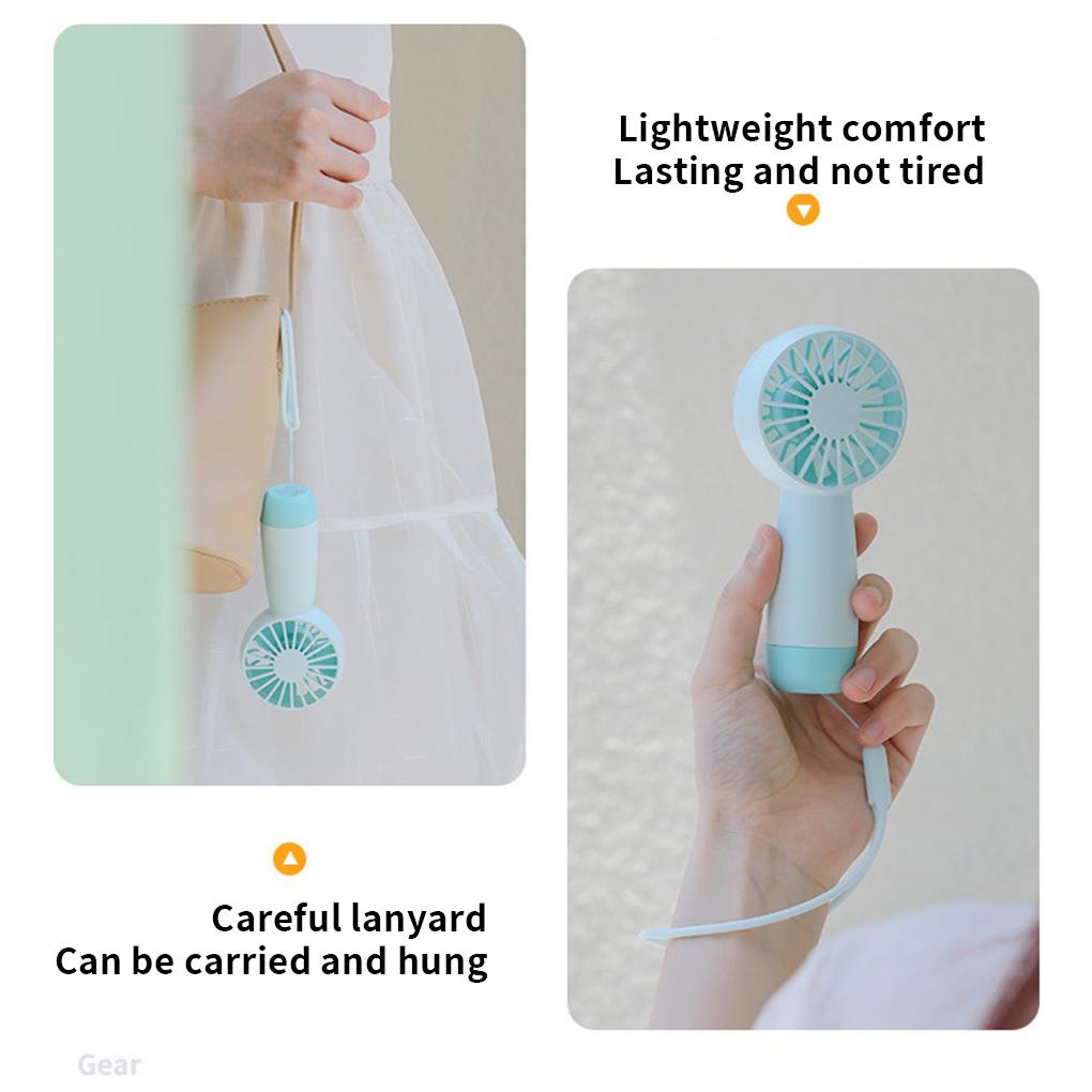 Вентилятор Ручной Портативный Перезаряжаемый Мини Охлаждающий Карманный Портативный Уличный Офисный Зарядный Дорожный В помещении Общежитие