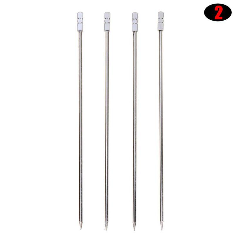 4 шт. коктейльные палочки из нержавеющей стали, фруктовые палочки, многоразовые наборы для напитков, мартини