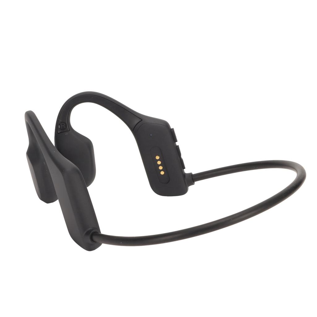 Bone Conduction Bluetooth5.3 Headset IPX5 Waterproof Open Ear Sports Headset with Mic for Exercise R