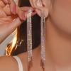 Luxury Super Glitter Diamond Long Tassel Earrings Female Temperament Earrings Earrings Jewellery