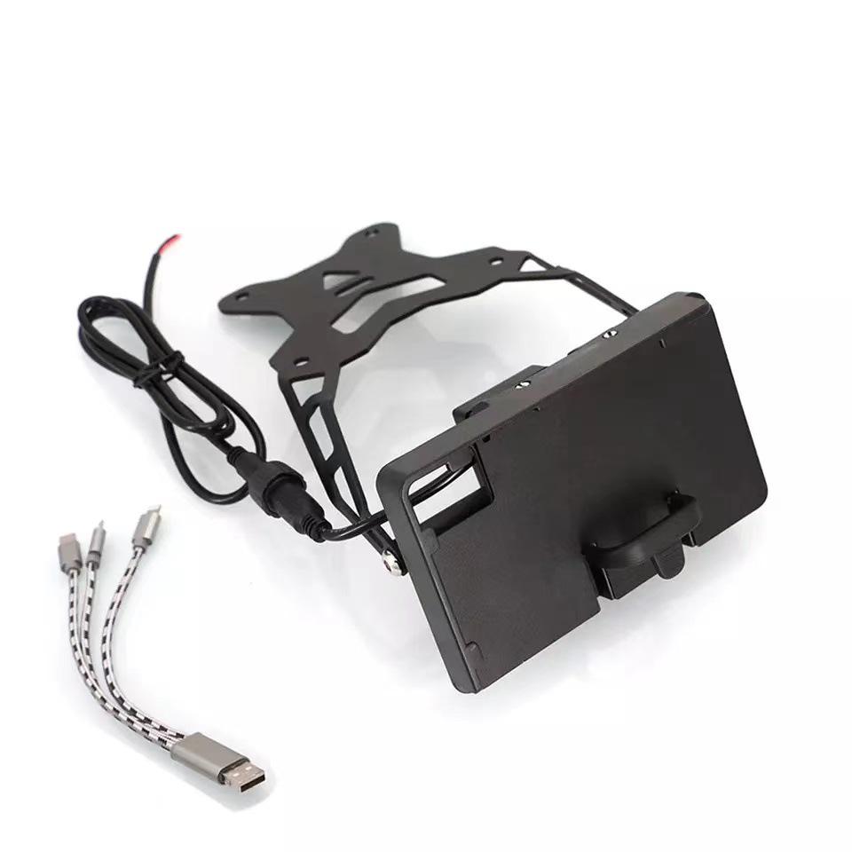 Kawasaki Versys X300 Navigation Bracket with Wireless Charging Phone Mount