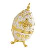 Flower Pattern Toothpick Container Egg Shaped Toothpick Dispenser Toothpick Holder Restaurant