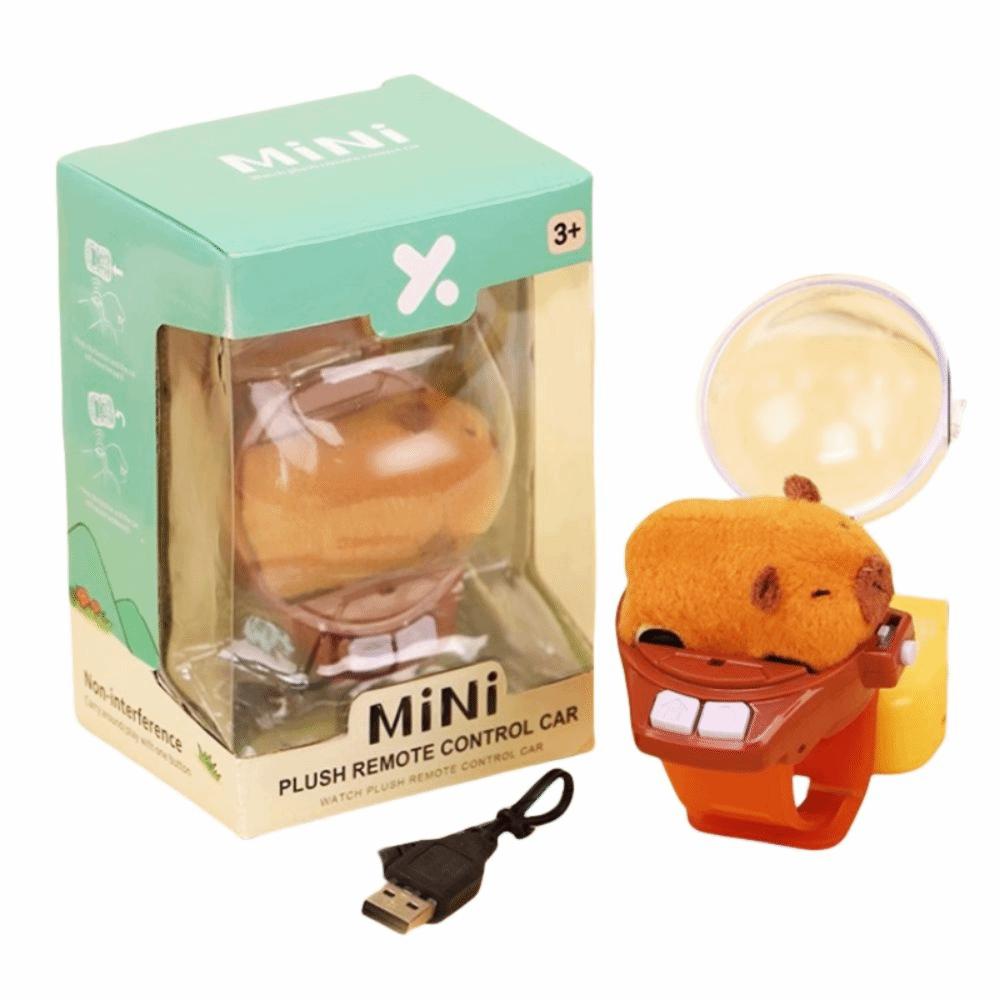 USB Charging Kapibala Watch Electric Toy 3D Cartoon Rabbit Racing Toys for Children/Student Gift