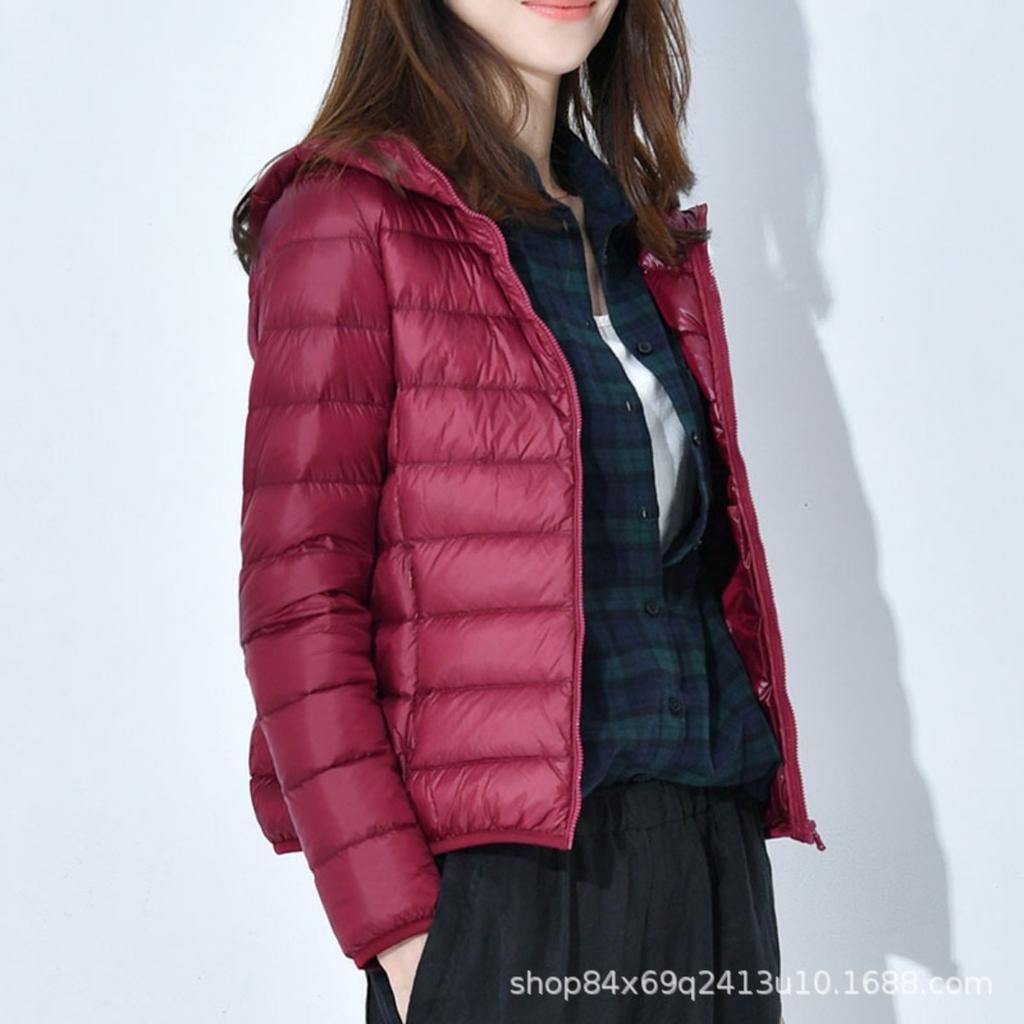 Женская новая короткая стеганая куртка из хлопка, легкая, толстая, теплая, приталенного кроя, корейская версия, модная куртка из шелка и хлопка без сумки для хранения