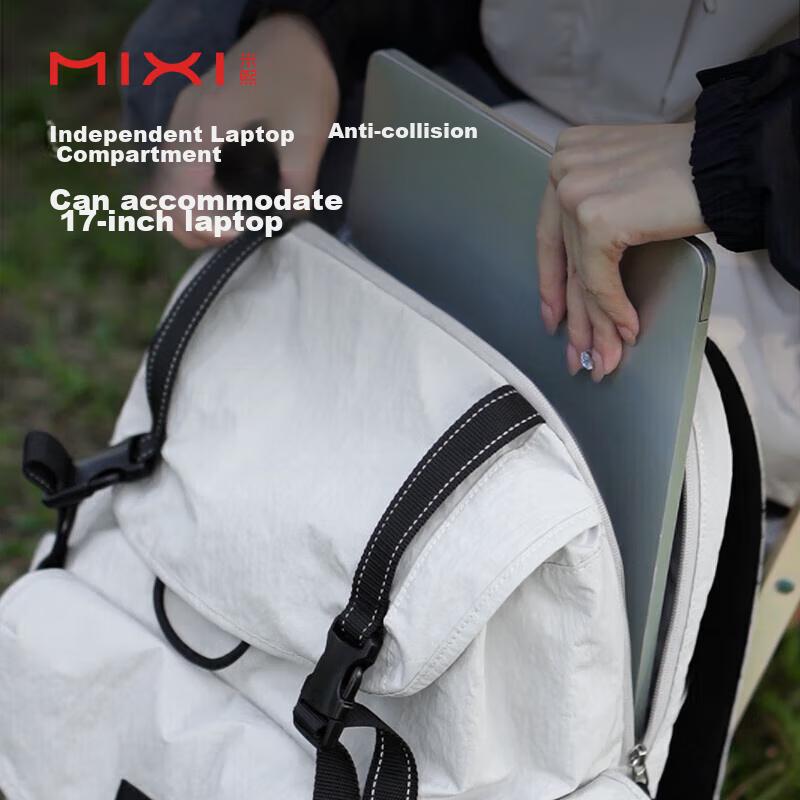 Mixi Large Capacity Backpack for Women And Men, 16-Inch Laptop Bag, Outdoor Hiking Backpack, Lightweight Travel Bag for Business Trips