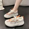 Trends 2025 Women's Mesh Breathable Dad Shoes Aesthetic Casual Y2k Korean Fashion Summer High On Platform Sports Ladies Footwear