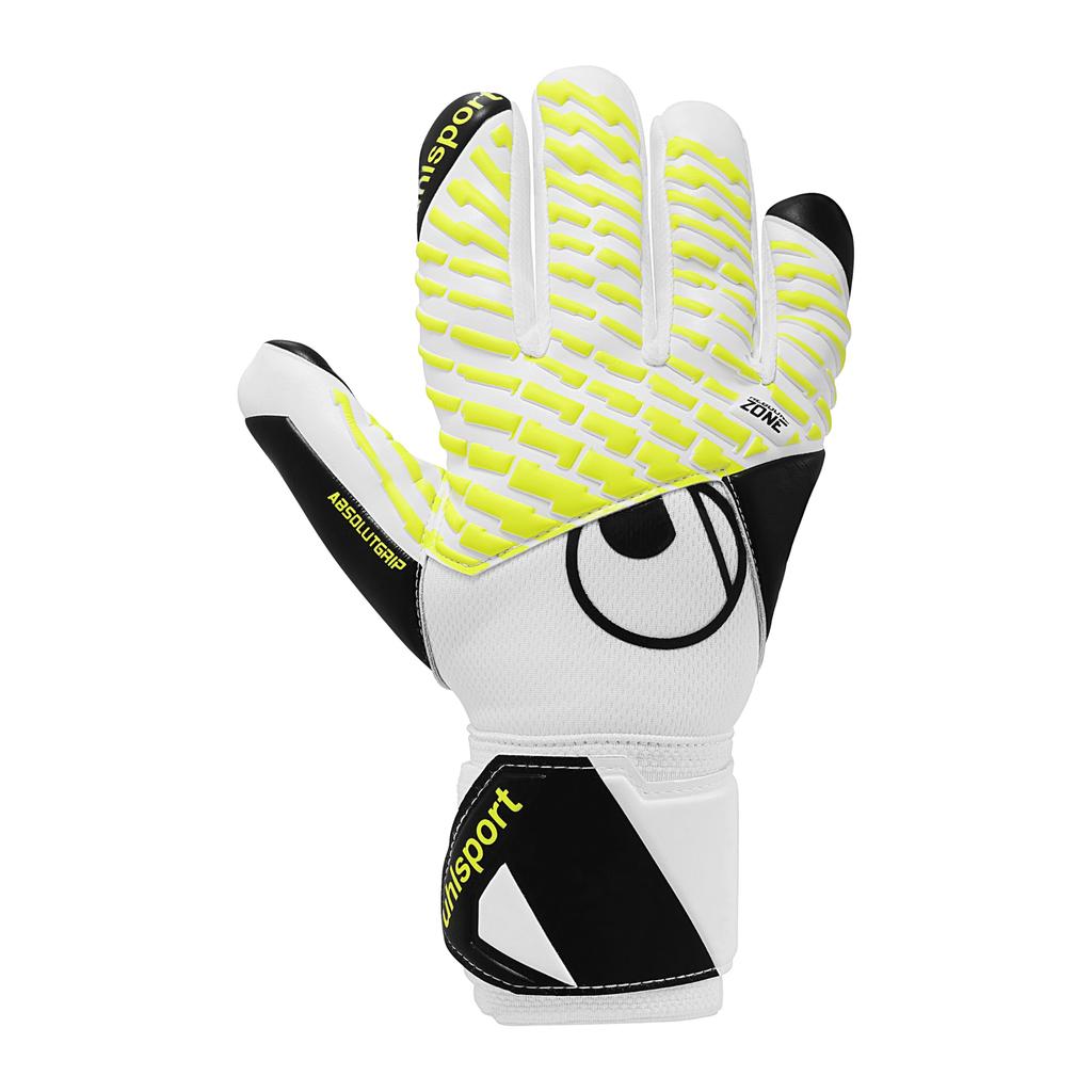Uhlsport Fang Masine Absolute Grip Полунегативный Профессиональные Детские Вратарские Перчатки Match High, 5, Использование, Сцепление, Футбол, 1011401-01-5