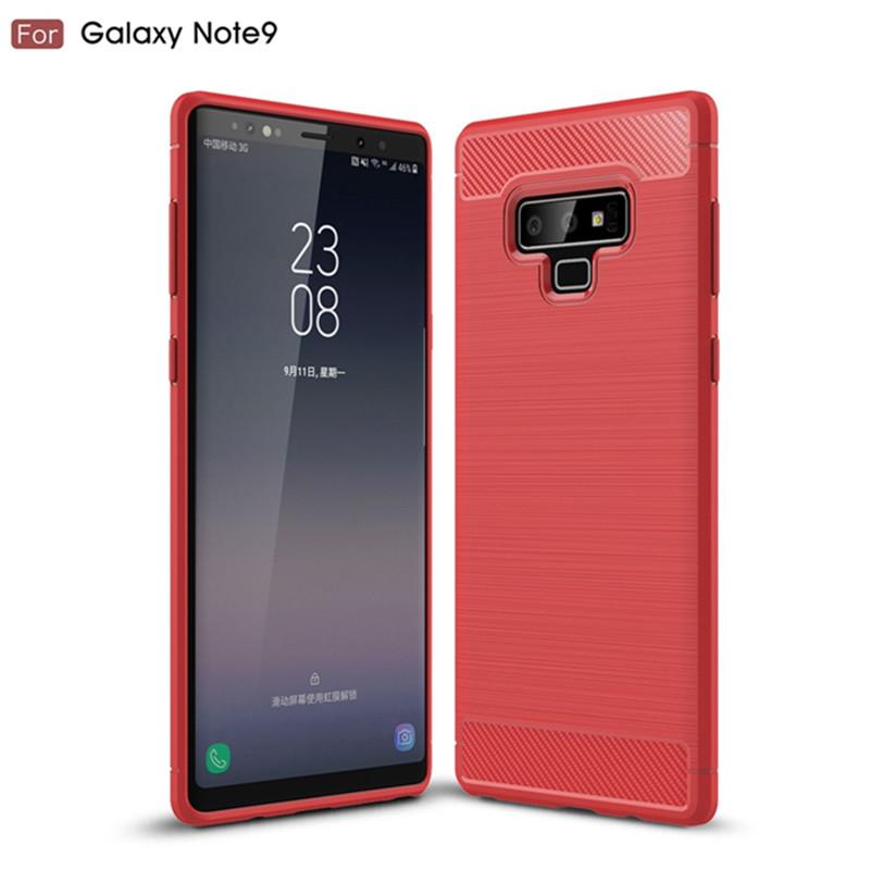 Для Samsung Galaxy Note9 силиконовый чехол карбоновый задний чехол для Galaxy note 9 мягкий противоударный чехол для смартфона