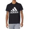 Adidas Футболка Badge Of Sport с буквенным принтом, с круглым вырезом, с коротким рукавом, мужская, топы, черная ED9605
